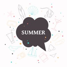 Vector Summer Vacation Icons