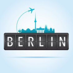 Berlin departure board