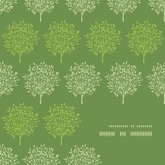 Green trees stripes corner frame pattern background
