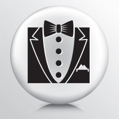 Round Icon With Tuxedo N4