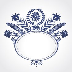 Vintage ornate frame with place for your text N5