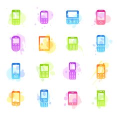 Stains Icons - Mobile Devices