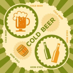 Beer poster design N2