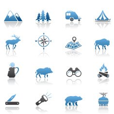 Camping Icon Set N11
