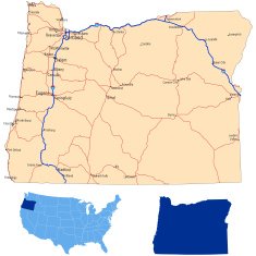 Oregon Road Map Free Image Download   3767000 