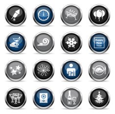 Supergloss Icons - New Year's Eve