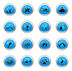 Blue Icons - Pirates N2