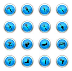 Blue Icons - Lawn & Garden