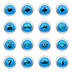 Blue Icons - Gambling