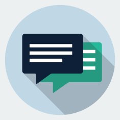 Vector bubble speech icon