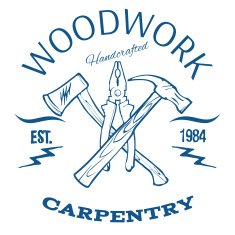 Woodwork and Carpentry Design T-shirt Print Vector N2