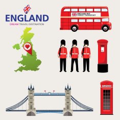 Country England travel vacation guide of goods N2