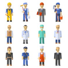 Profession People Set