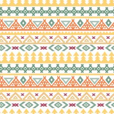 Tribal art ethnic seamless pattern N43