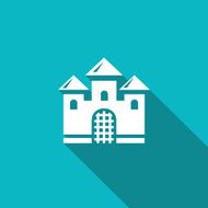 Castle icon vector illustration N2