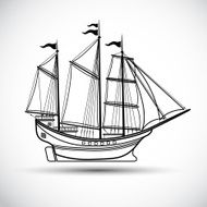 sailing ship N25
