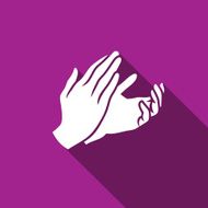 Applause clapping icon Vector Illustration
