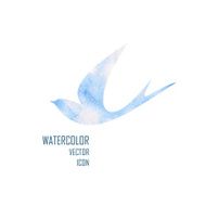 Stylized silhouette swallow N2