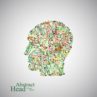 Circuit board human head eps 10 N2