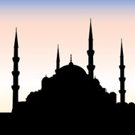 Blue Mosque Silhouette Istanbul