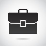 suitcase icon isolated on white background N4