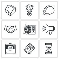 Construction icons Vector Illustration N2