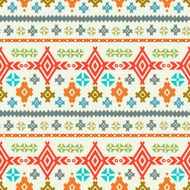 Tribal art ethnic seamless pattern N45