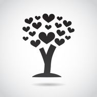 Tree made of hearts N2