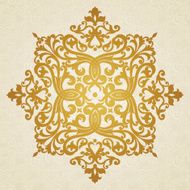 Vector baroque ornament in Victorian style N81