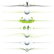 Golf page dividers