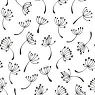 Dandelion seamless pattern N3