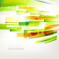 Abstract top oriented color wave living lines illustration