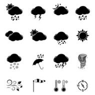 Icons set Weather