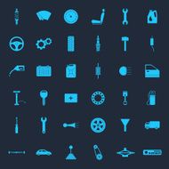 car service icons N16