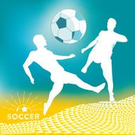 beach soccer scene