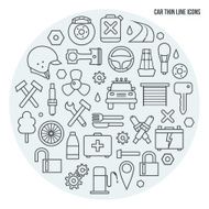 Auto Service Icons Set N3