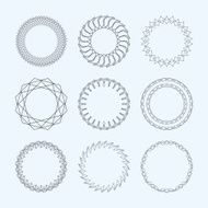 Guilloche vector elements N4