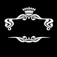 One Color Royal Ornate Quad Banner