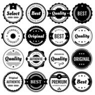 Premium Vector Badge and Packaging Label Elements Collection