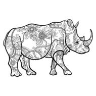 Cheerful rhinoceros N3