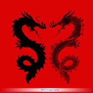 silhouette dragon N2