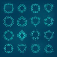 Monogram Set Illustration