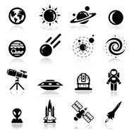 Icons set space
