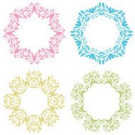 Collection of lace frames N4