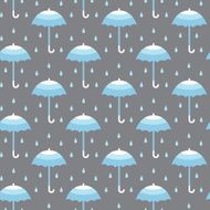 Seamless pattern with umbrellas N7