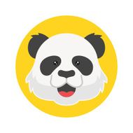Vector panda icon