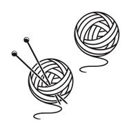 Set of balls a yarn