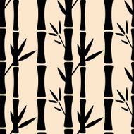 Seamless pattern with bamboo trees N13