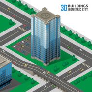Skyscraper on the street