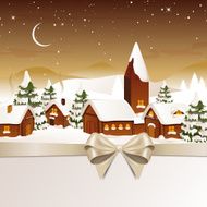 Vector Santa Claus coming to City N4